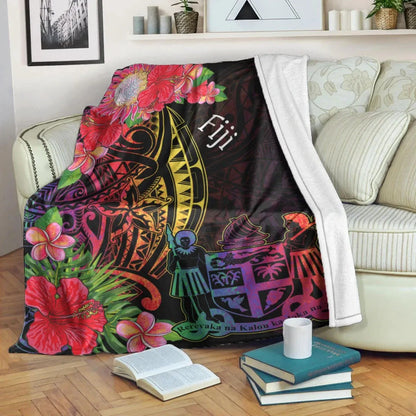 Fiji Premium Blanket - Tropical Hippie Style