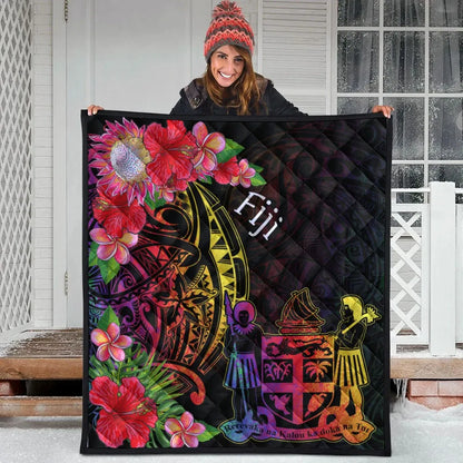 Fiji Premium Quilt - Tropical Hippie Style