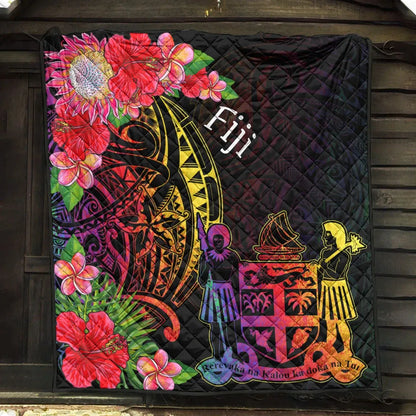 Fiji Premium Quilt - Tropical Hippie Style