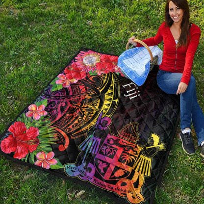 Fiji Premium Quilt - Tropical Hippie Style