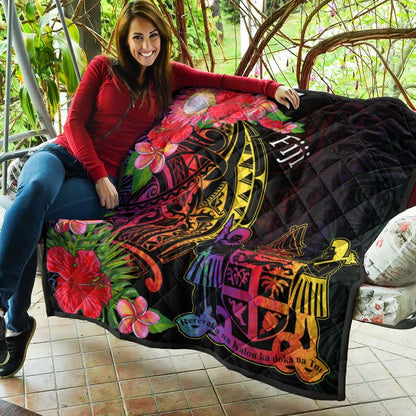 Fiji Premium Quilt - Tropical Hippie Style
