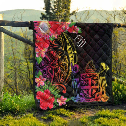 Fiji Premium Quilt - Tropical Hippie Style