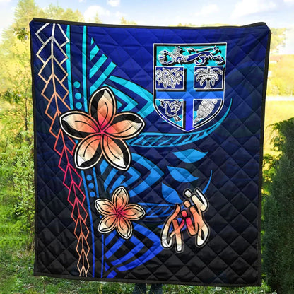 Fiji Premium Quilt - Vintage Tribal Mountain