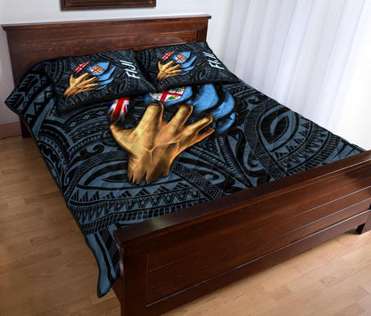 Fiji Quilt Bed Set - Fiji In Me (Blue)