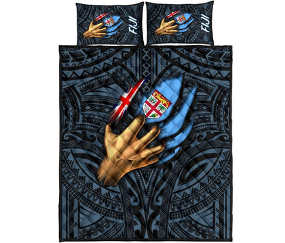 Fiji Quilt Bed Set - Fiji In Me (Blue)