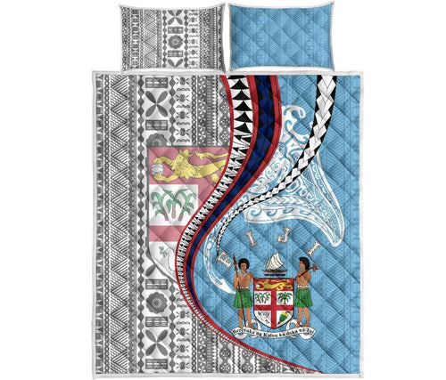 Fiji Quilt Bed Set Kanaloa Tatau Gen FJ
