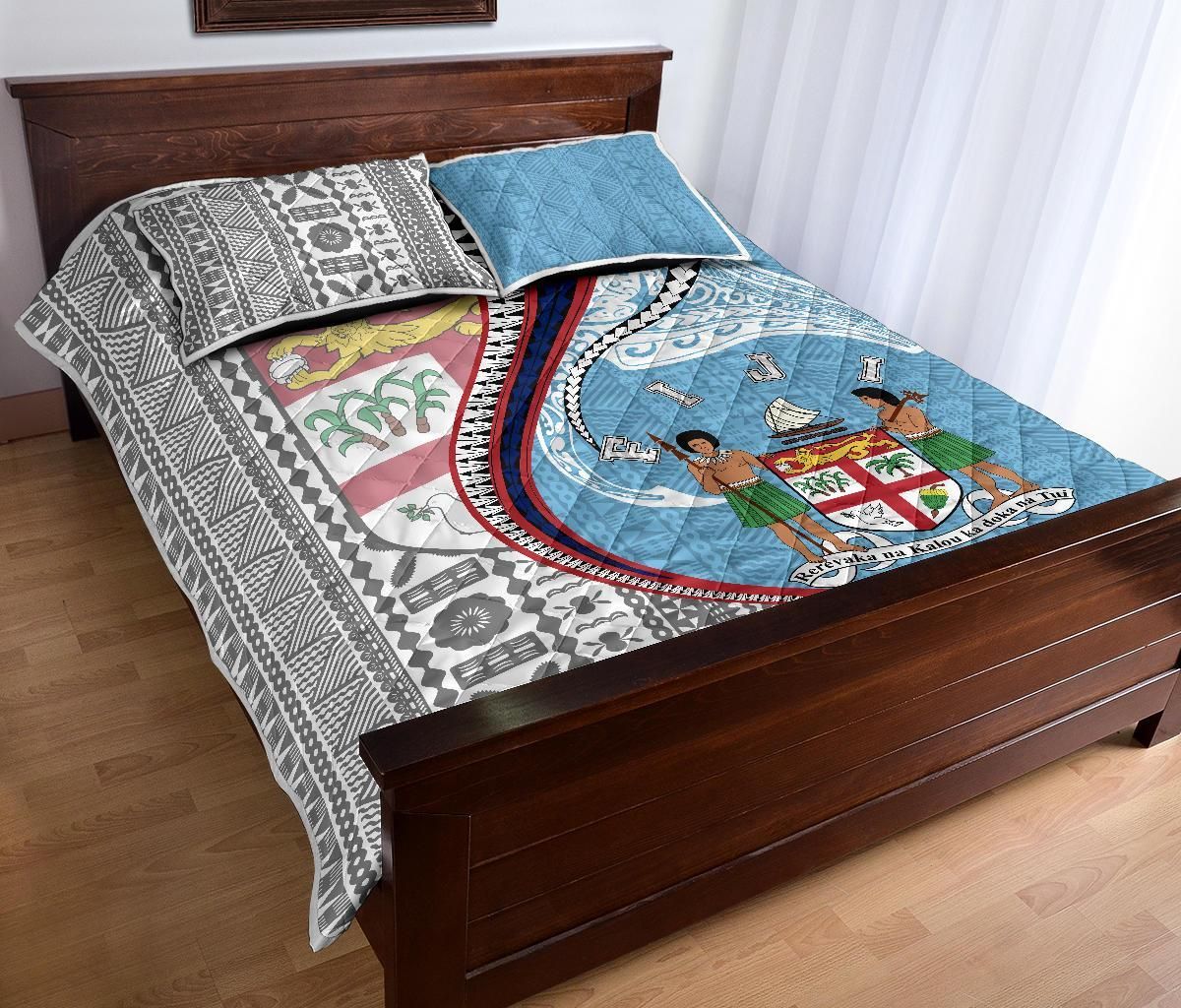 Fiji Quilt Bed Set Kanaloa Tatau Gen FJ