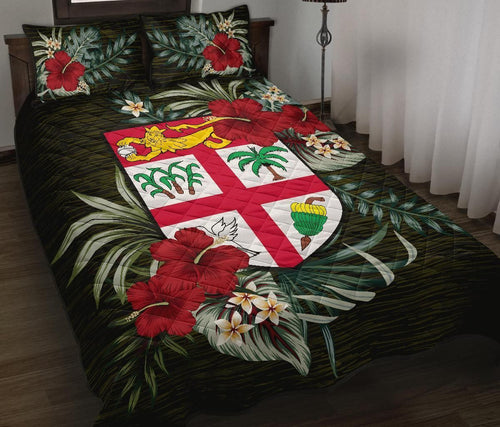 Fiji Polynesian Quilt Bed Set - Special Hibiscus