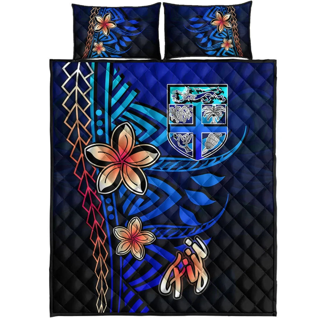 Fiji Quilt Bed Set - Vintage Tribal Mountain