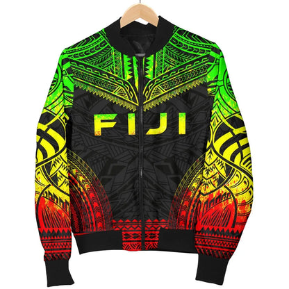 Fiji Polynesian Chief Bomber Jacket - Reggae Version