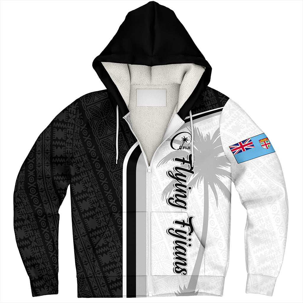 Fiji Sherpa Hoodie Rugby Masi Flying Fijians Style