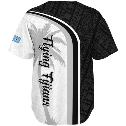 Fiji Baseball Shirt Rugby Masi Flying Fijians Style