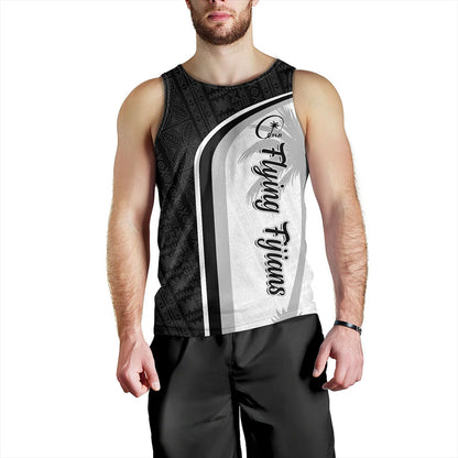 Fiji Tank Top Rugby Masi Flying Fijians Style