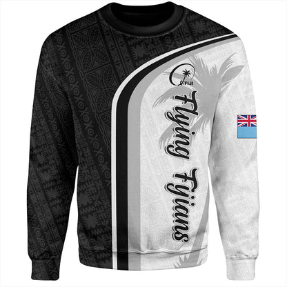 Fiji Sweatshirt Rugby Masi Flying Fijians Style