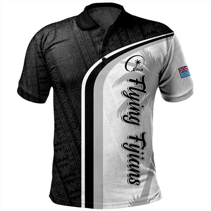 Fiji Polo Shirt Rugby Masi Flying Fijians Style