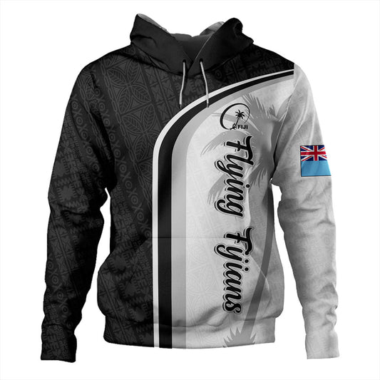 Fiji Hoodie Rugby Masi Flying Fijians Style