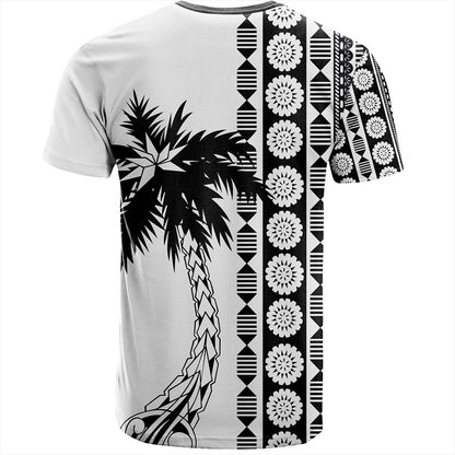 Fiji T-Shirt Rugby Pattern Tattoo Coconut