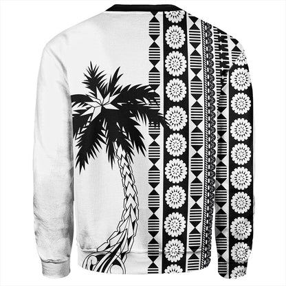 Fiji Sweatshirt Rugby Pattern Tattoo Coconut