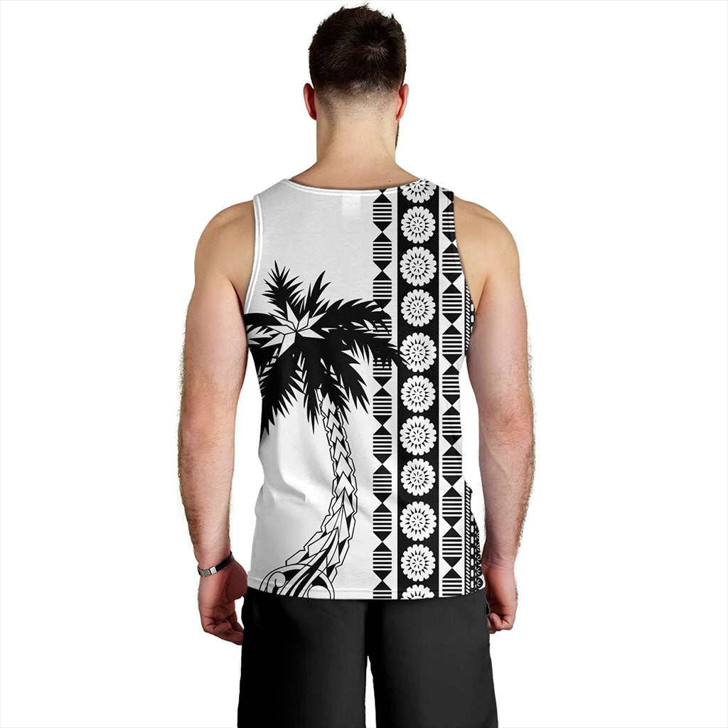 Fiji Tank Top Rugby Pattern Tattoo Coconut