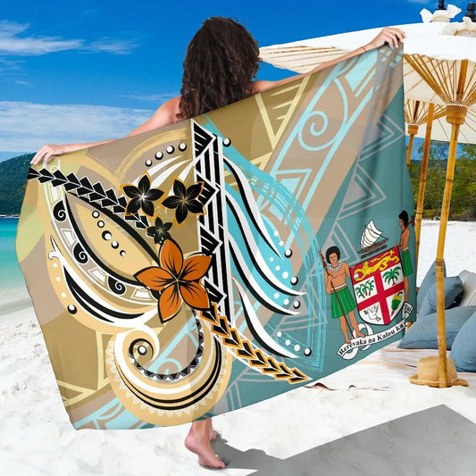 Fiji Sarong - Flower Ribons