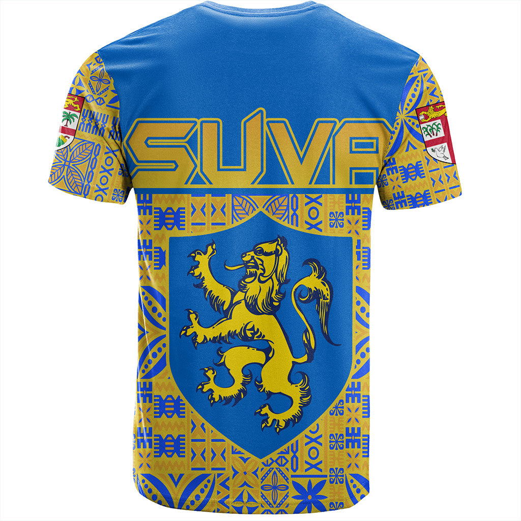Fiji T-Shirt Suva Lion Simple Style