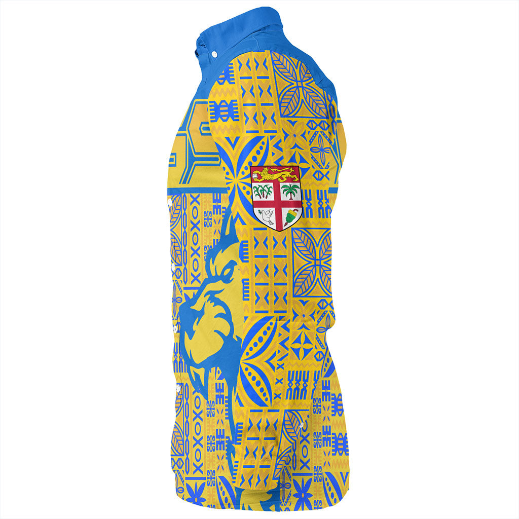 Fiji Long Sleeve Shirt Suva Lion Simple Style