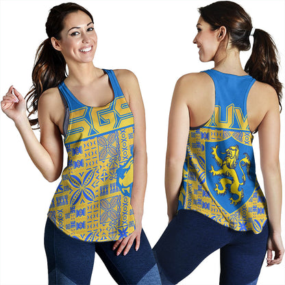 Fiji Women Tank Suva Lion Simple Style