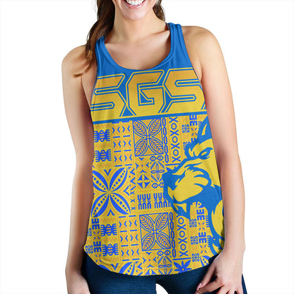 Fiji Women Tank Suva Lion Simple Style