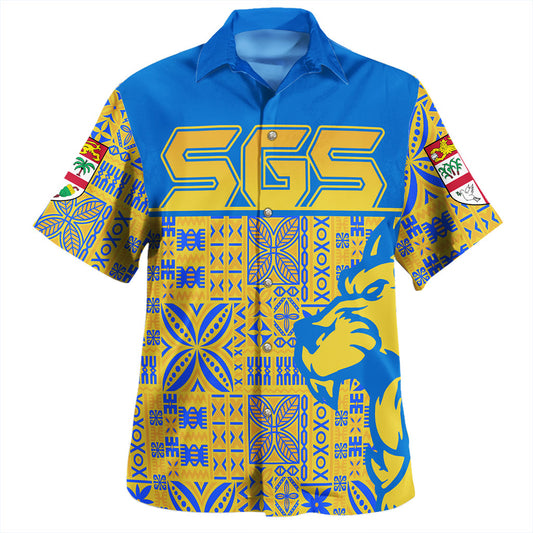 Fiji Hawaiian Shirt Suva Lion Simple Style