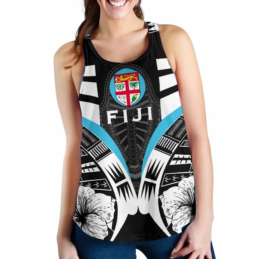 Fiji Tattoo Racerback Tank Hibiscus
