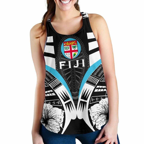 Fiji Tattoo Racerback Tank Hibiscus
