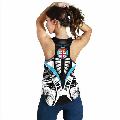 Fiji Tattoo Racerback Tank Hibiscus