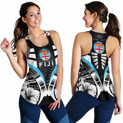 Fiji Tattoo Racerback Tank Hibiscus