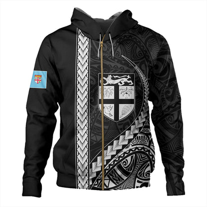 Fiji Hoodie Tribal Melanesian Coat Of Arms