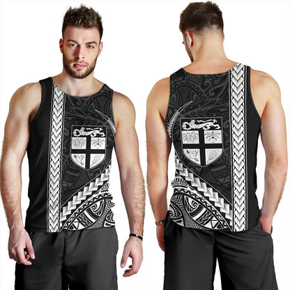 Fiji Tank Top Tribal Melanesian Coat Of Arms