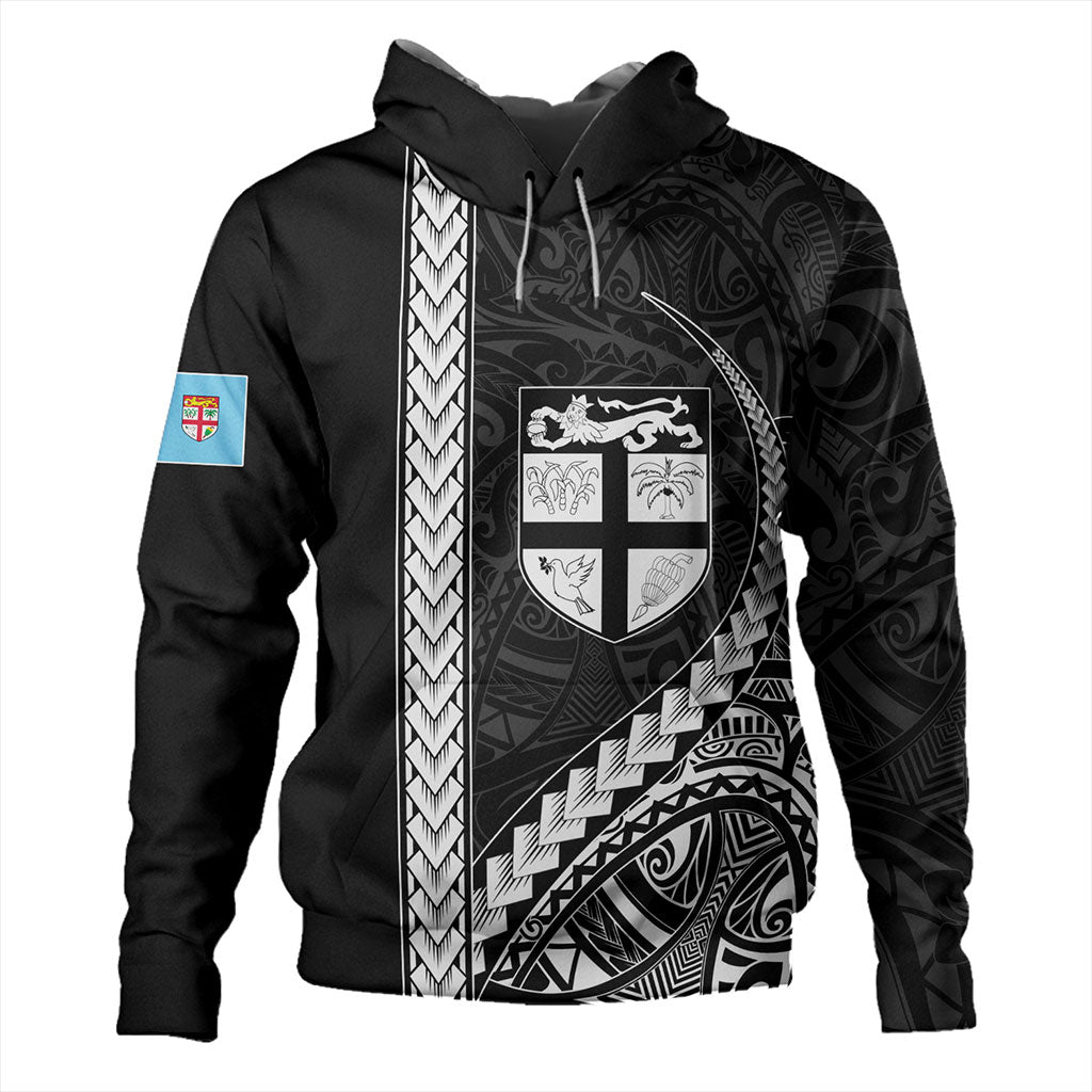 Fiji Hoodie Tribal Melanesian Coat Of Arms