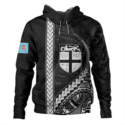 Fiji Hoodie Tribal Melanesian Coat Of Arms