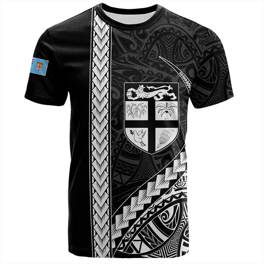 Fiji T-Shirt Tribal Melanesian Coat Of Arms