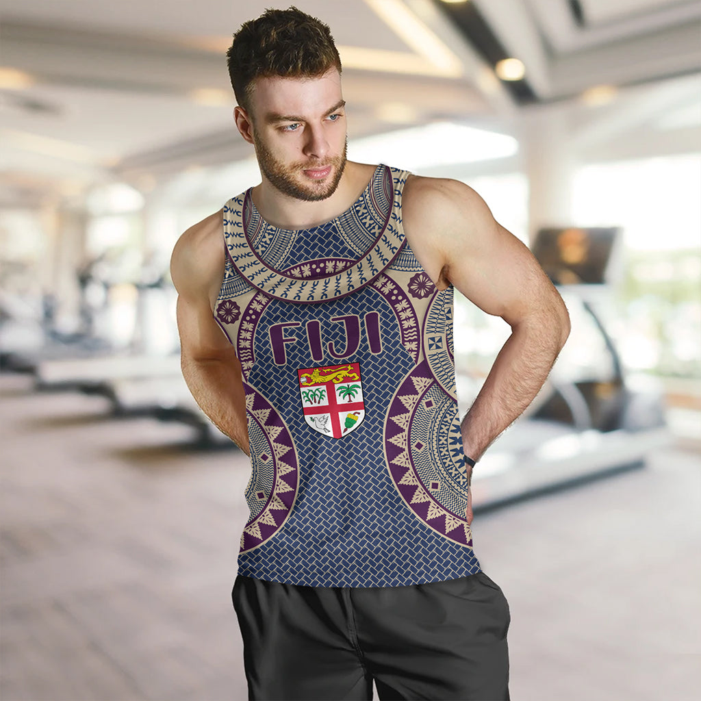 Fiji Tank Top Bula Pattern Circle