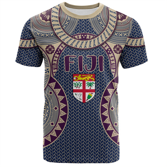 Fiji T-Shirt Bula Pattern Circle