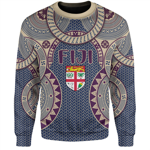 Fiji Sweatshirt Bula Pattern Circle