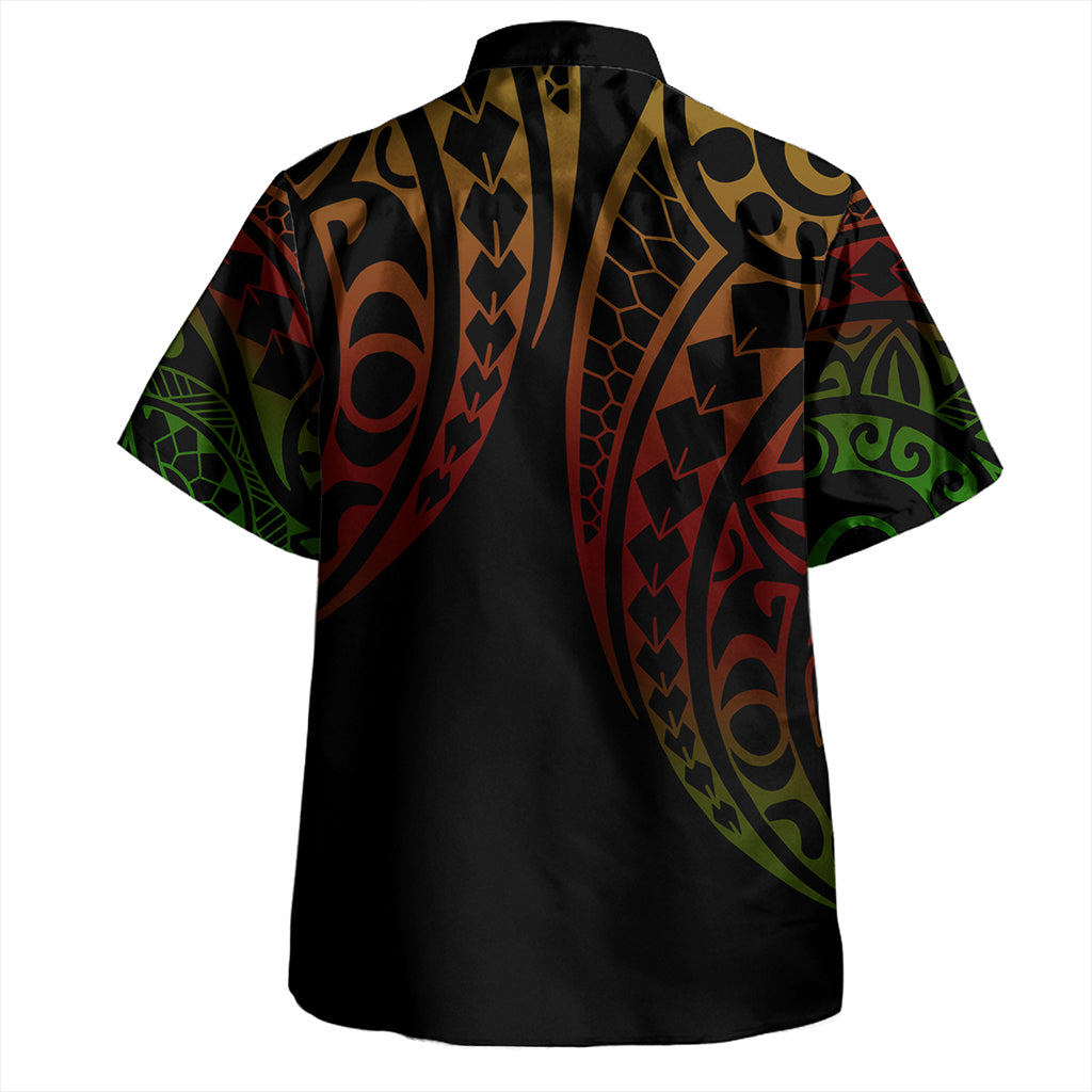 Fiji Combo Dress And Shirt Coat Of Arms Kakau Style Reggae