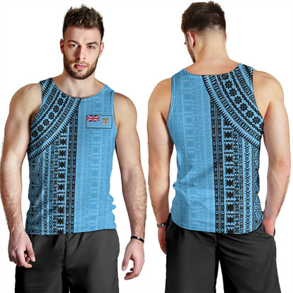 Fiji Tank Top Bula Pattern Half Concept