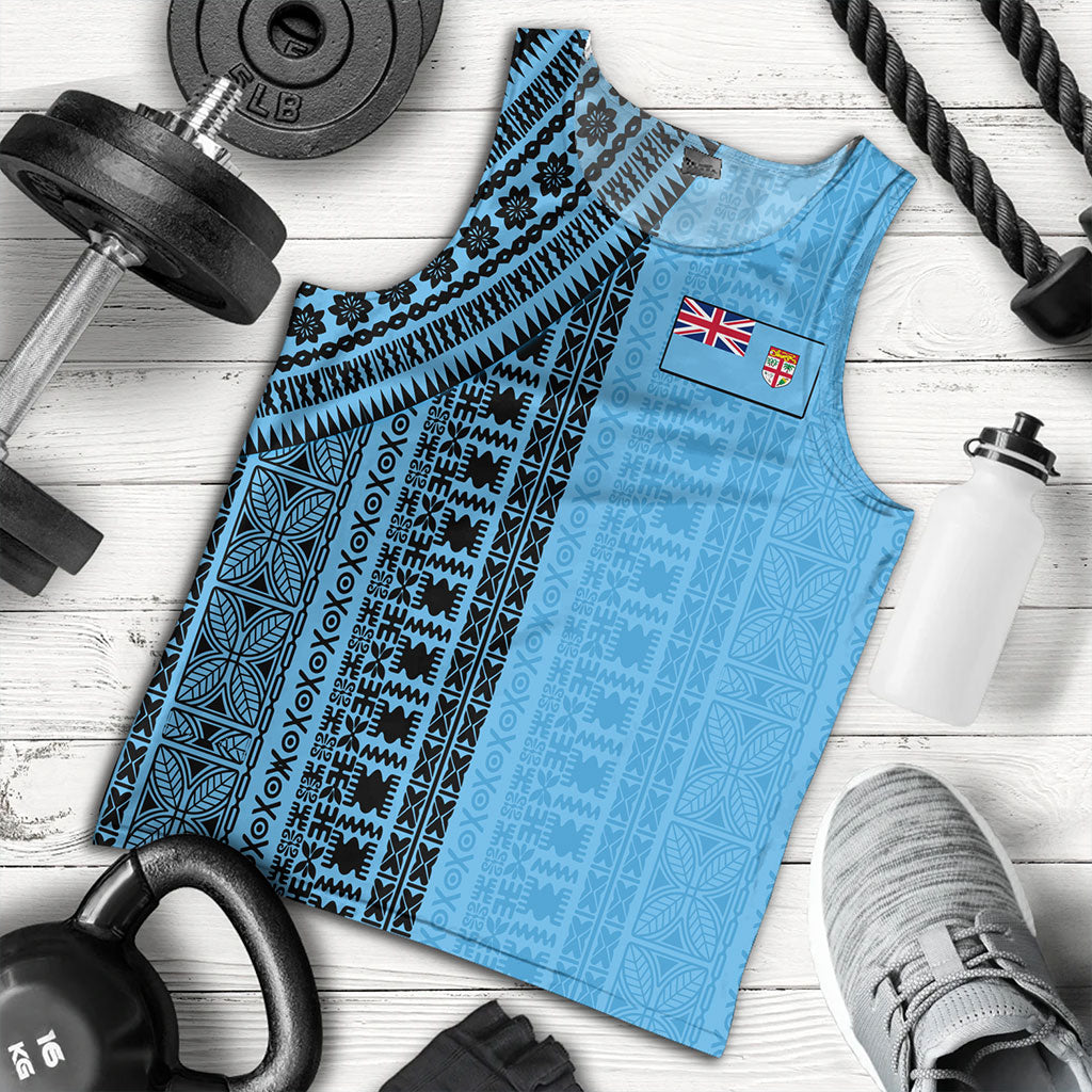 Fiji Tank Top Bula Pattern Half Concept