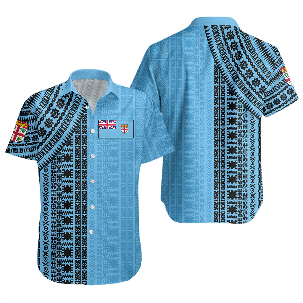 Fiji Short Sleeve Shirt Bula Pattern Half Concept