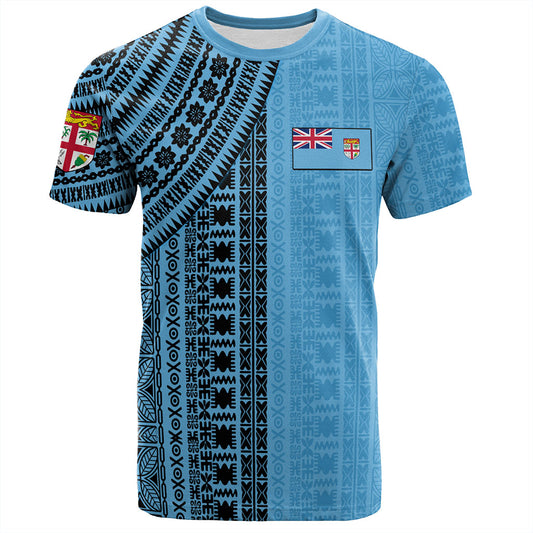 Fiji T-Shirt Bula Pattern Half Concept