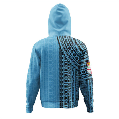 Fiji Hoodie Bula Pattern Half Concept