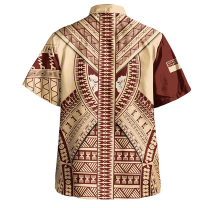 Vanuatu Hawaiian Shirt Polynesia Pattern With Tropical Flower