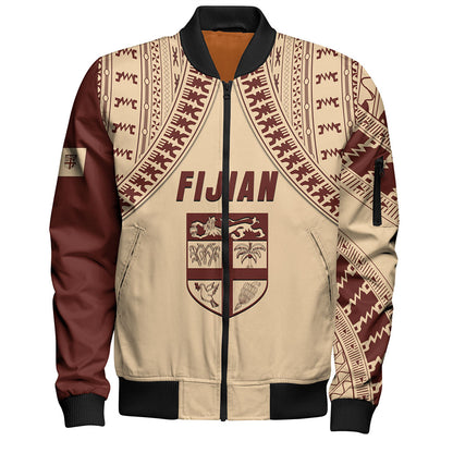 Fiji Bomber Jacket Bula Design Style