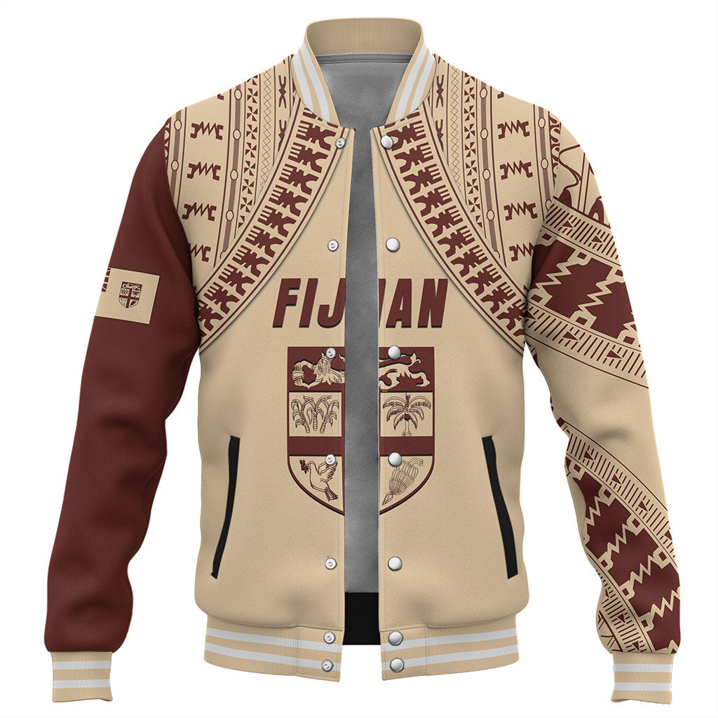 Fiji Baseball Jacket Bula Design Style